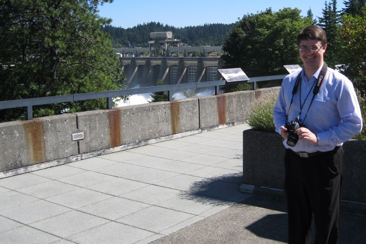 JD McGregor at Bonneville Dam