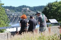 Gathering data at Bonneville Dam