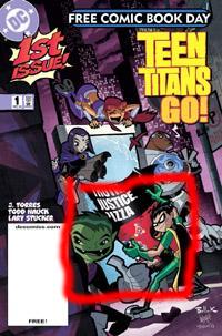 [Scan: Teen Titans cover]