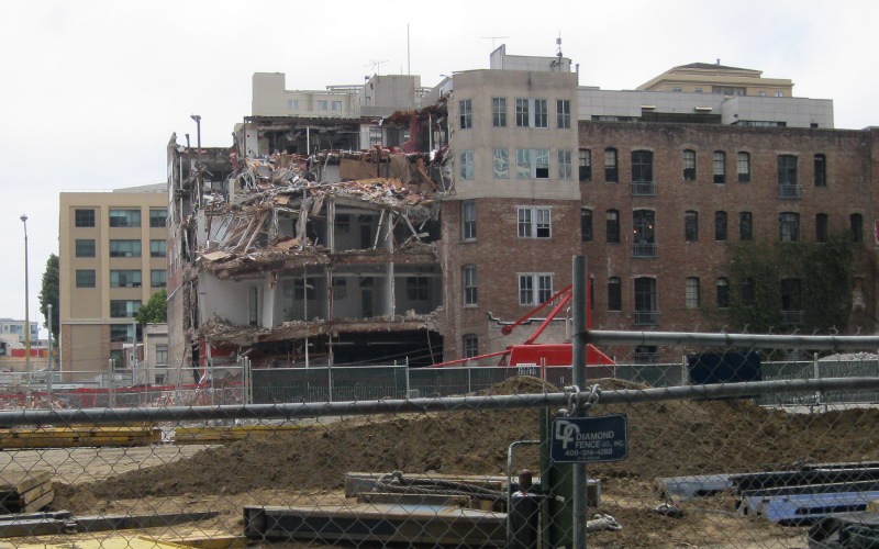 [Photo: Demolition, San Francisco SoMA]