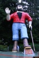 Tourist stop along the Avenue of the Giants. Look for Larry between Paul Bunyan's boots.