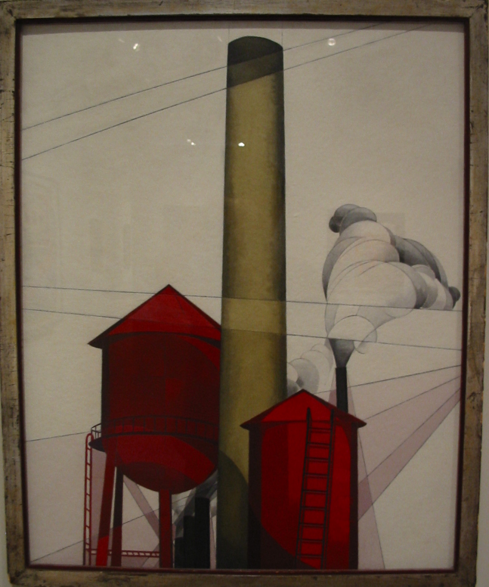 At the Museum: Charles Demuth, Buildings