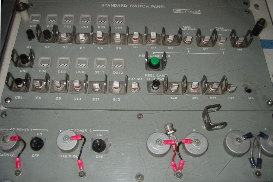 space shuttle cockpit switches