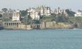 [Photo: town across the bay from St Malo]