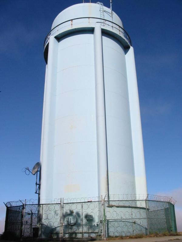 [Photo: La Grande water tower John McLaren Park]