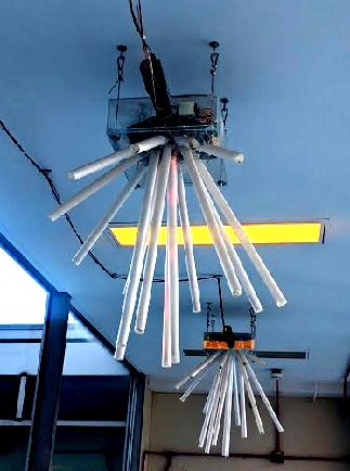 Cosmic Ray Chandeliers