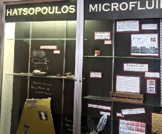 Hatsopoulos Microfluids Lab display case