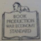 [Blurry photo: BOOK PRODUCTION WAR ECONOMY STANDARD]
