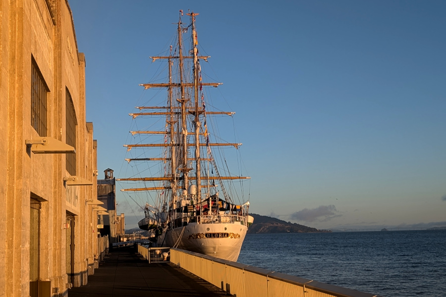 tall sailing ship named Gloria