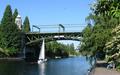 [Photo: Under the Montlake bridge]