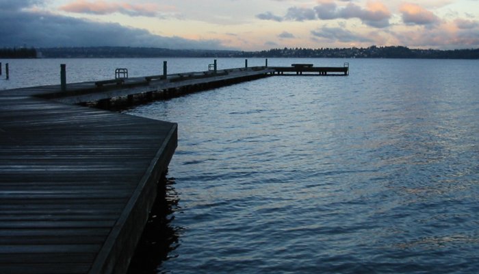 [Photo: Dock at Sunrise]