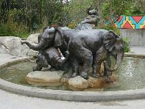 Elephant Fountains at Dallas Zoo