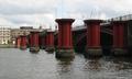 [Photo: Pillars in the Thames]