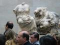 [Photo: the Elgin marbles]