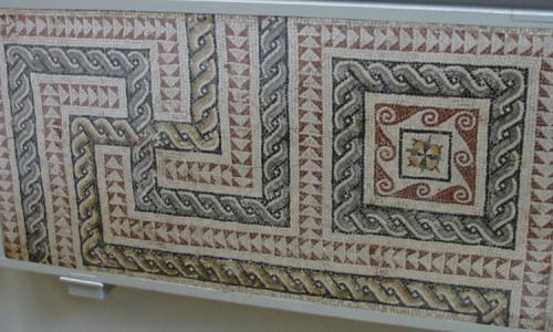 [Photo: Roman mosaic]