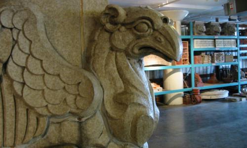 [Photo: Architectural Ornaments at the City Museum]