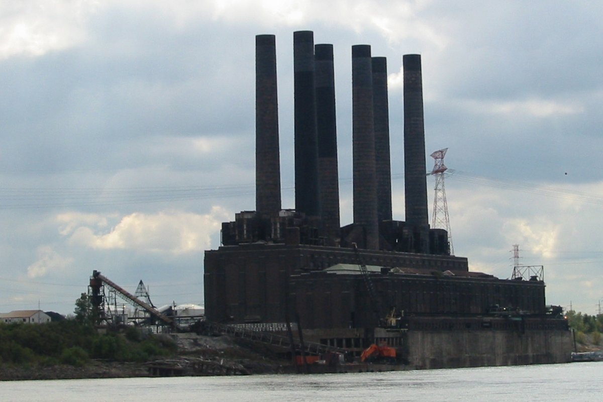 [Photo: Abandoned Power Plant]
