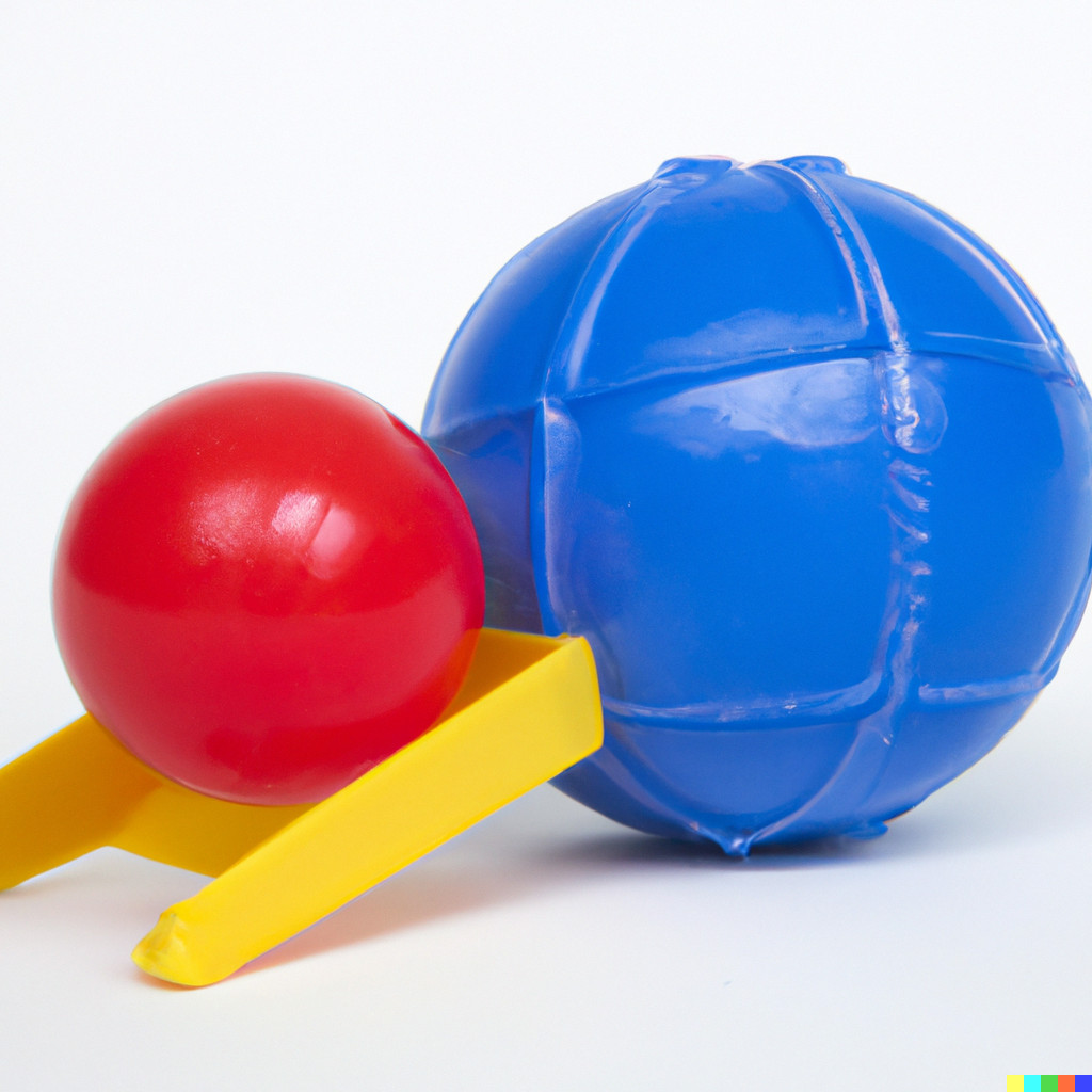 [image: ball dixie, which looks something like a minimalist steamshovel made from plastic toys]