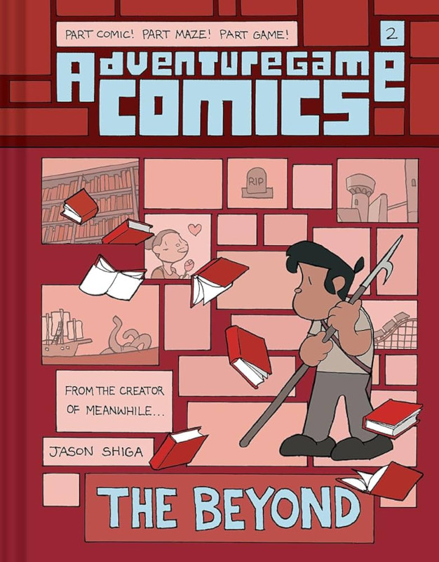 cover art for the comic, which features our protagonist carrying a harpoon against a background that suggests comic panels